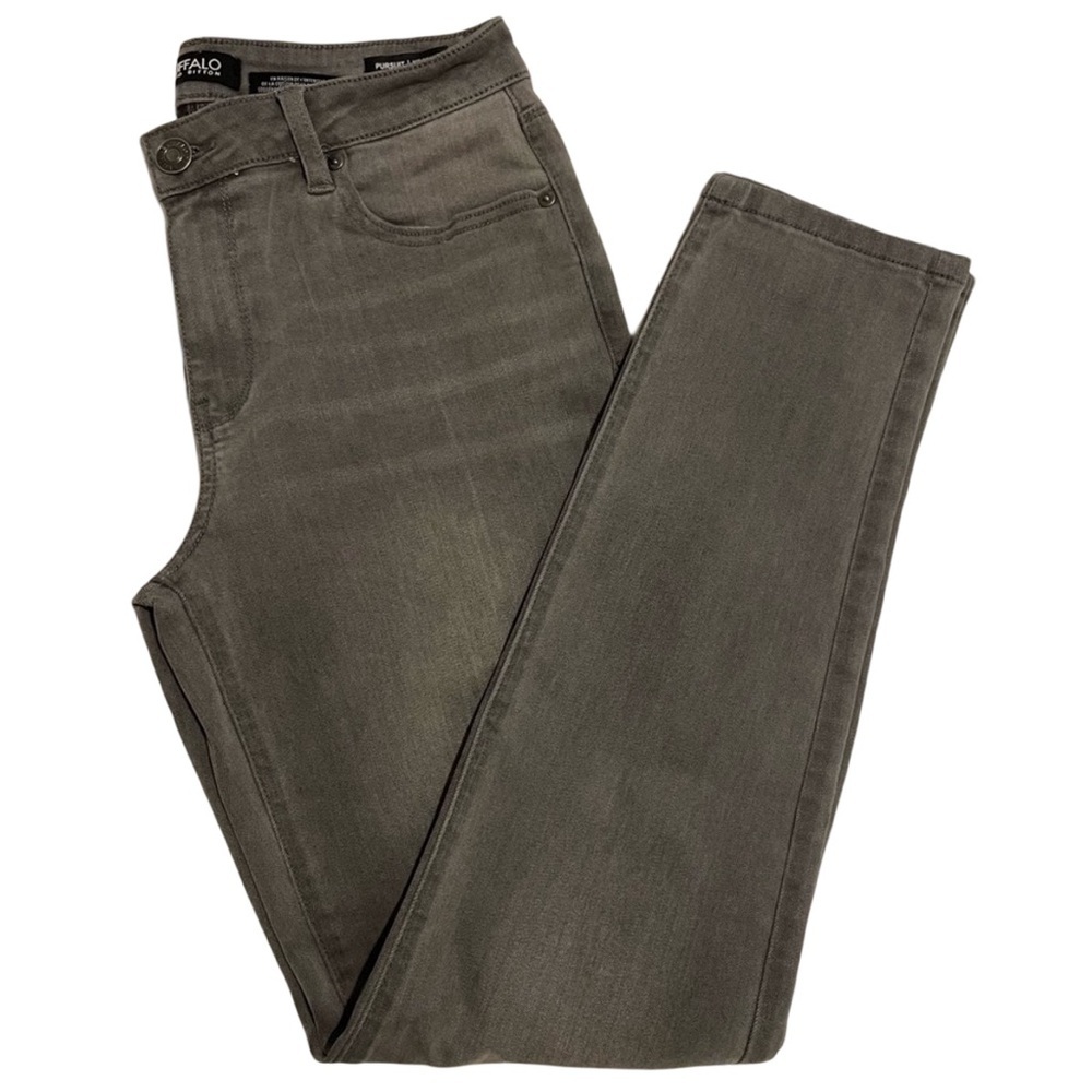 Buffalo David Bitton Pursuit Gray Skinny Super Soft Mid Rise Jeans size 29